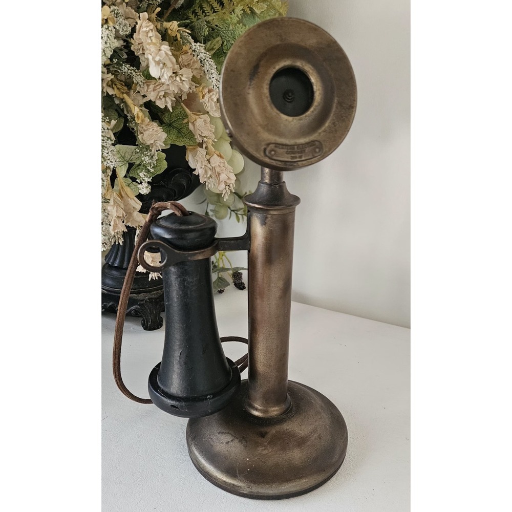 Antique Candlestick Telephone Western Electric American Telephone